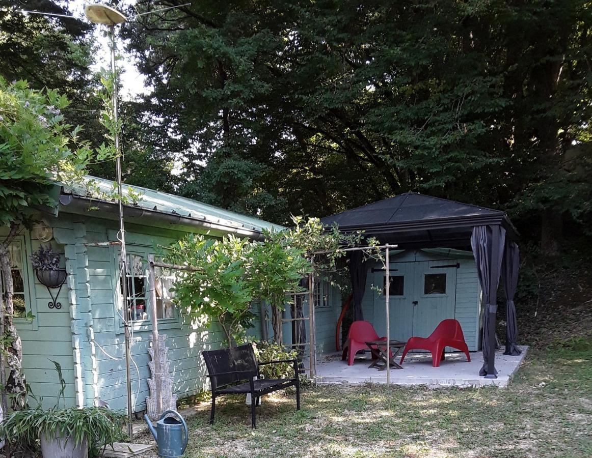 Le Chalet De La Grenouille Verte Tursac Kültér fotó